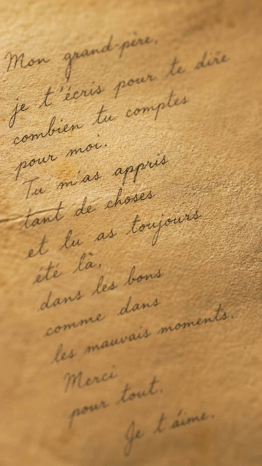 Dédicace manuscrite personnalisée
